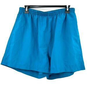 Prince Size Large Men's Blue Athletic Shorts Elastic Drawstring Waist Tennis